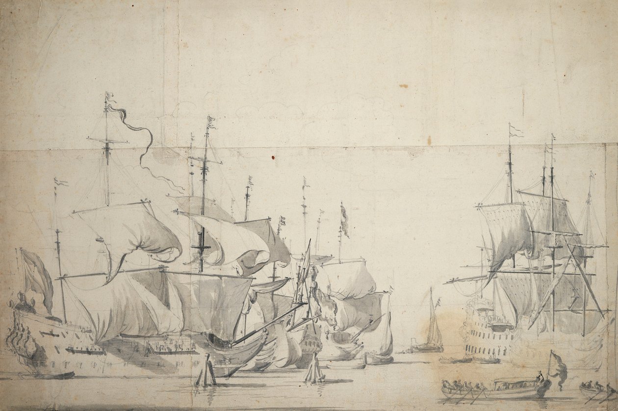  by Willem van de the Elder Velde