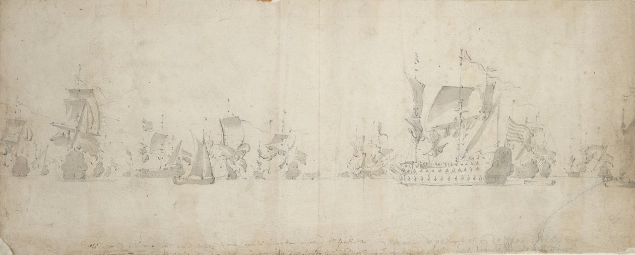  by Willem van de the Elder Velde