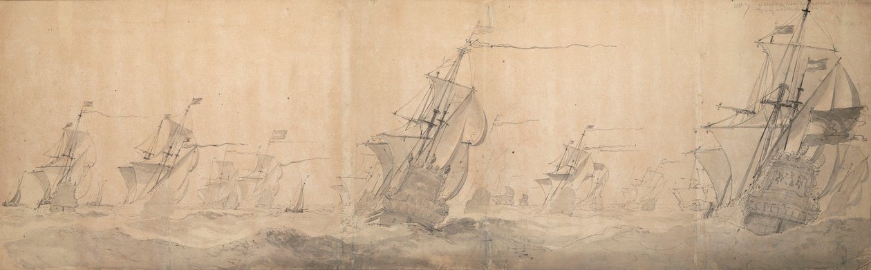 by Willem van de the Elder Velde