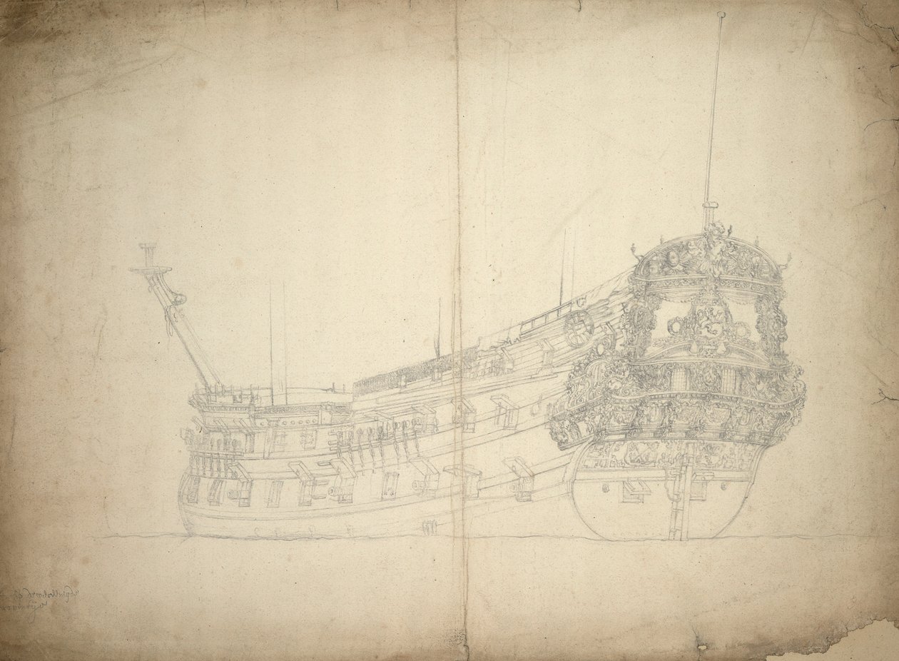  by Willem van de the Elder Velde