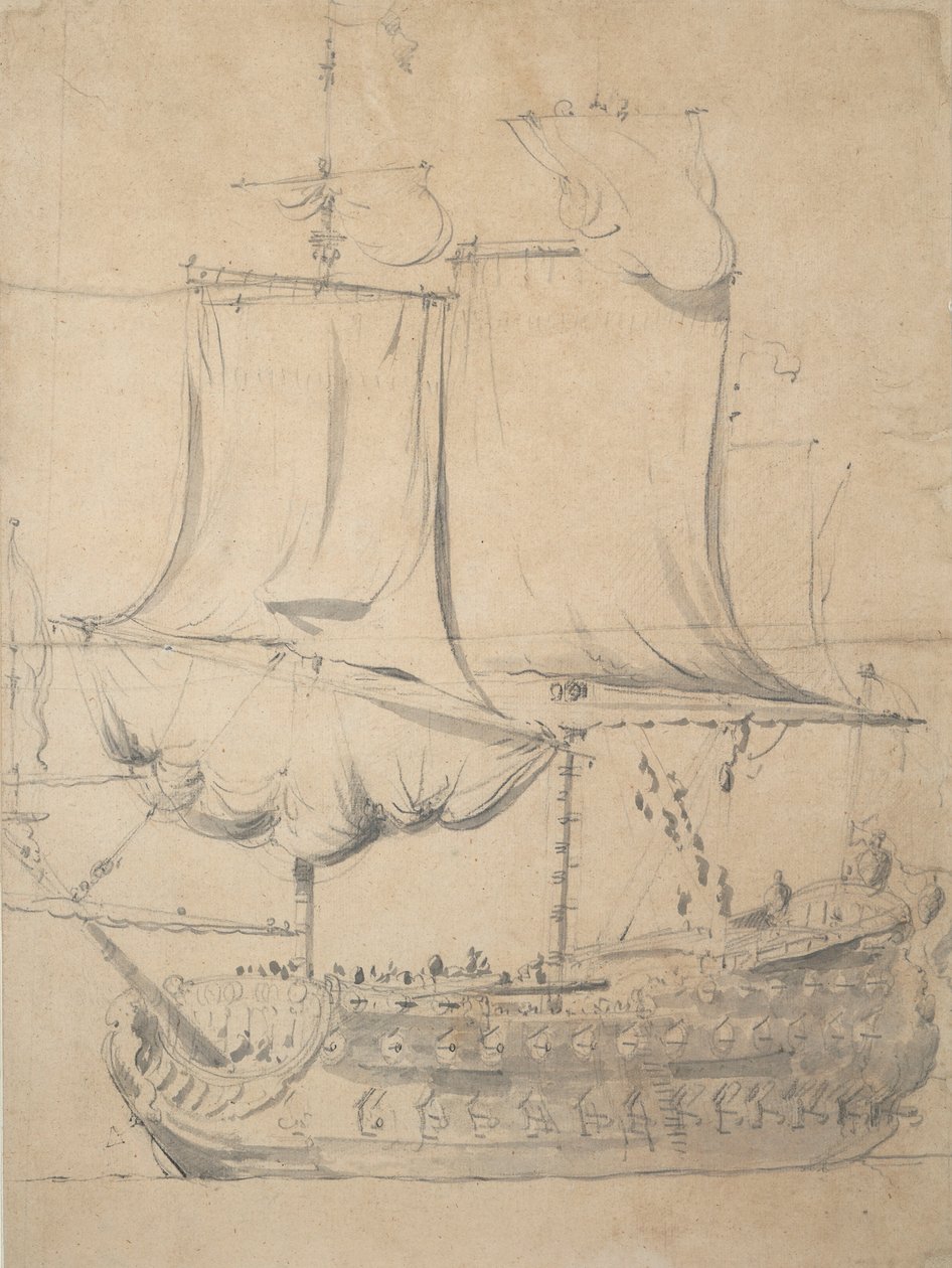  by Willem van de the Elder Velde