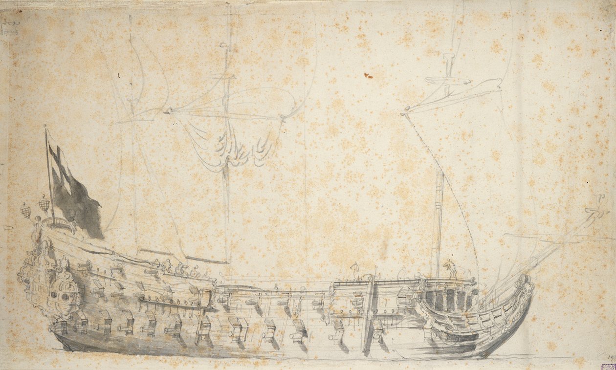  by Willem van de the Elder Velde