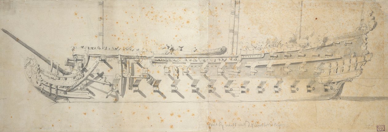  by Willem van de the Elder Velde
