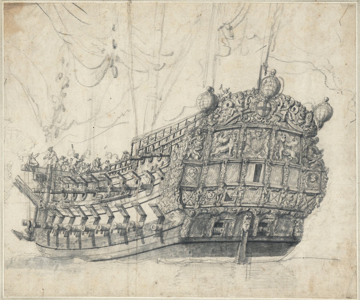  by Willem van de the Elder Velde