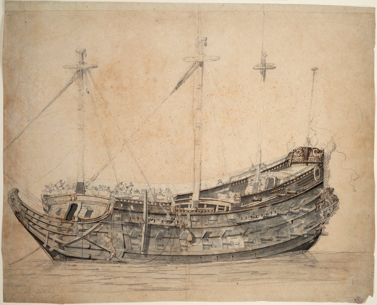  by Willem van de the Elder Velde