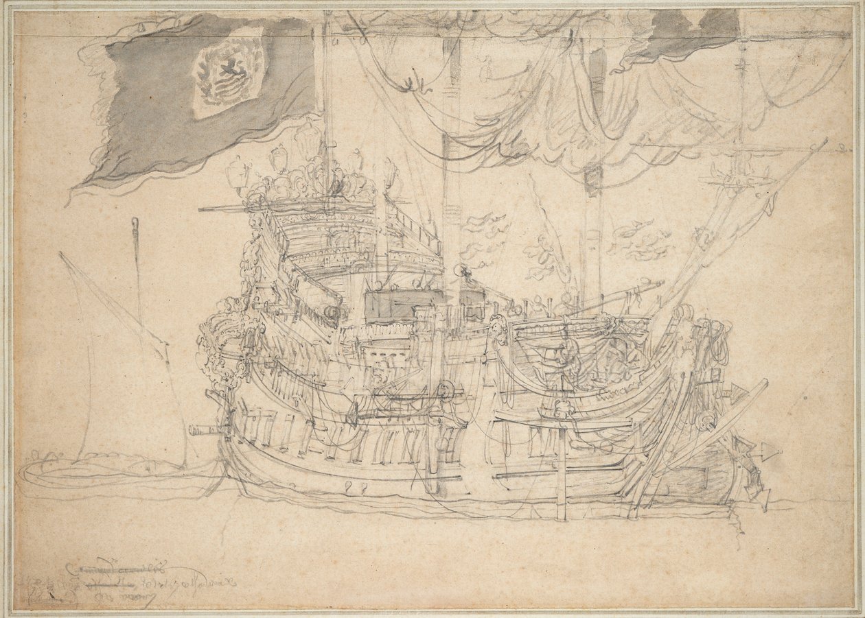  by Willem van de the Elder Velde