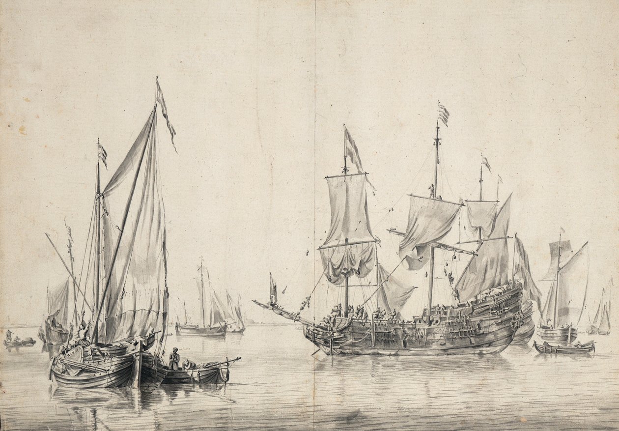  by Willem van de the Elder Velde