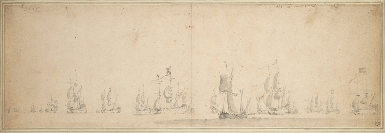  by Willem van de the Elder Velde