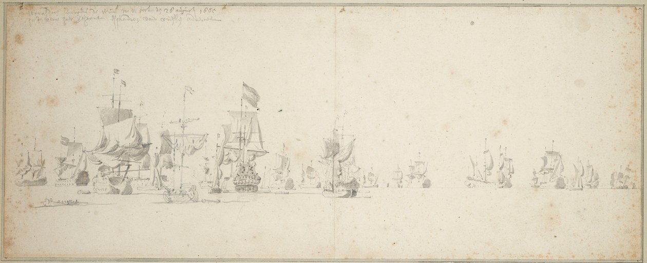  by Willem van de the Elder Velde