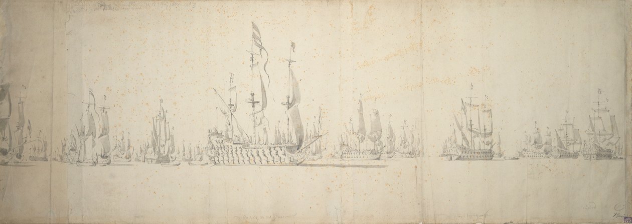  by Willem van de the Elder Velde