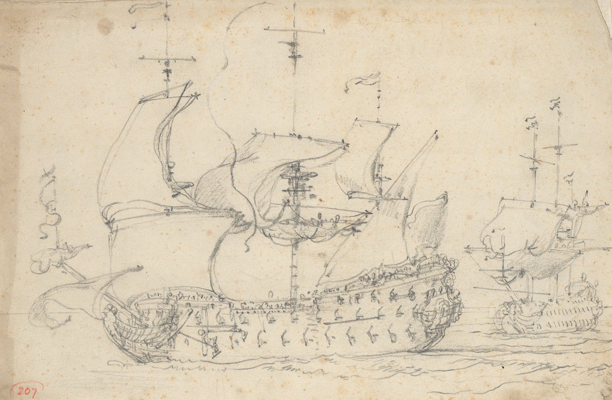  by Willem van de the Elder Velde
