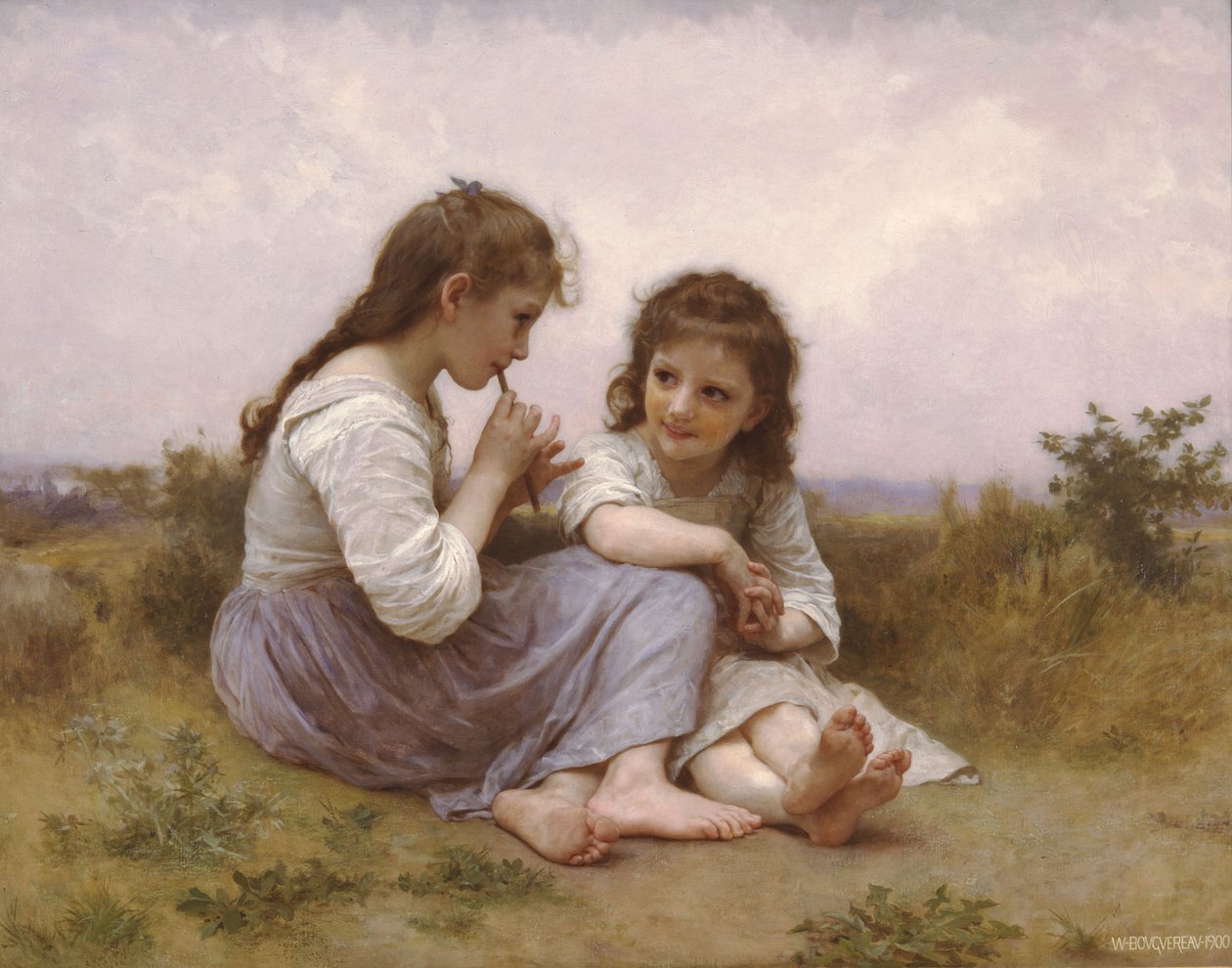 Bir Çocukluk İdil by William Adolphe Bouguereau