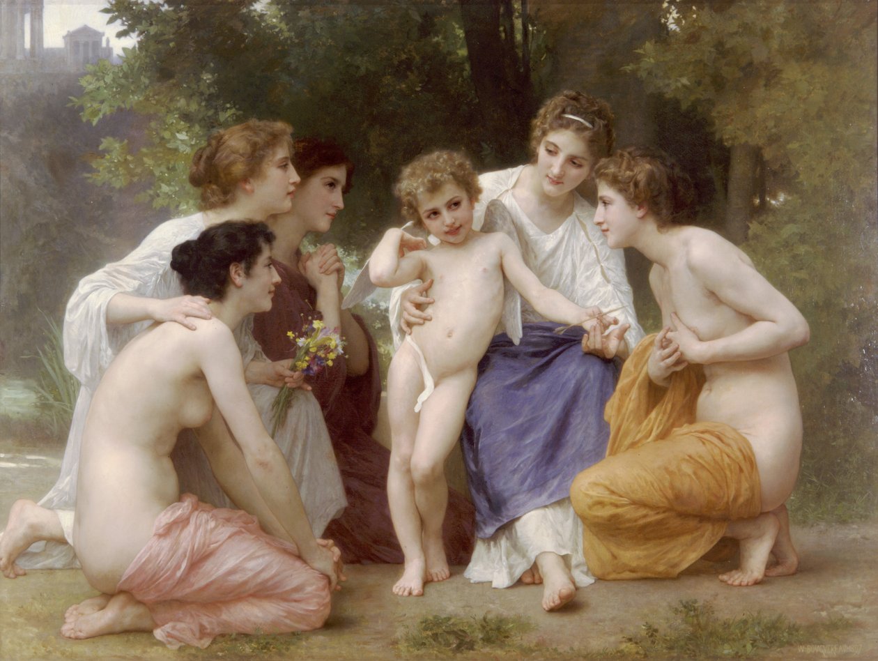hayranlık by William Adolphe Bouguereau