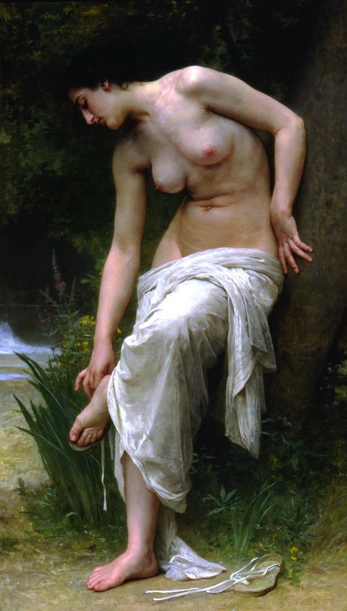 Banyodan Sonra by William Adolphe Bouguereau