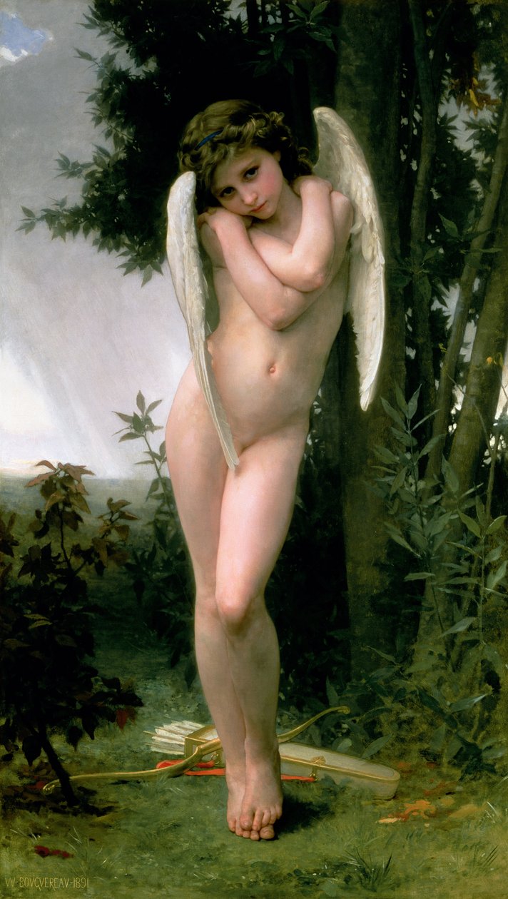 aşk tanrısı, 1891 by William Adolphe Bouguereau