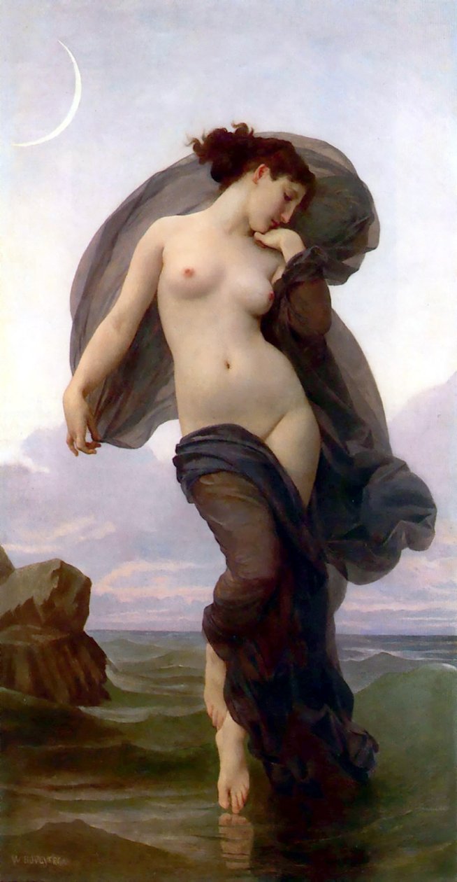 Akşam Ruh Hali by William Adolphe Bouguereau