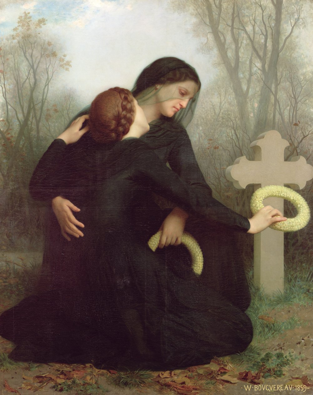 Tüm Azizler Günü 1859 by William Adolphe Bouguereau