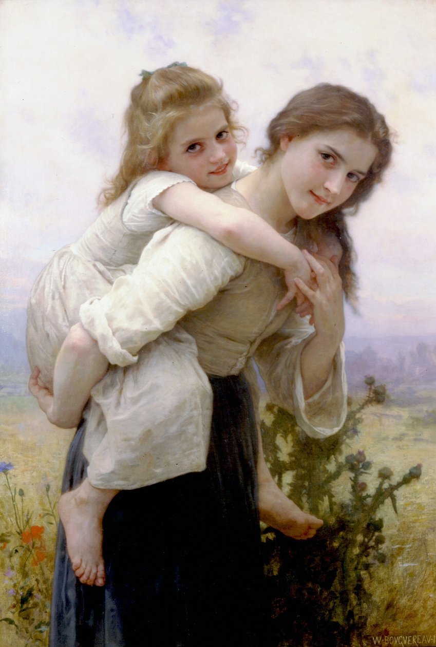 Taşımak İçin Çok Fazla Değil by William Adolphe Bouguereau