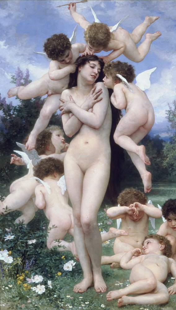 bahar by William Adolphe Bouguereau