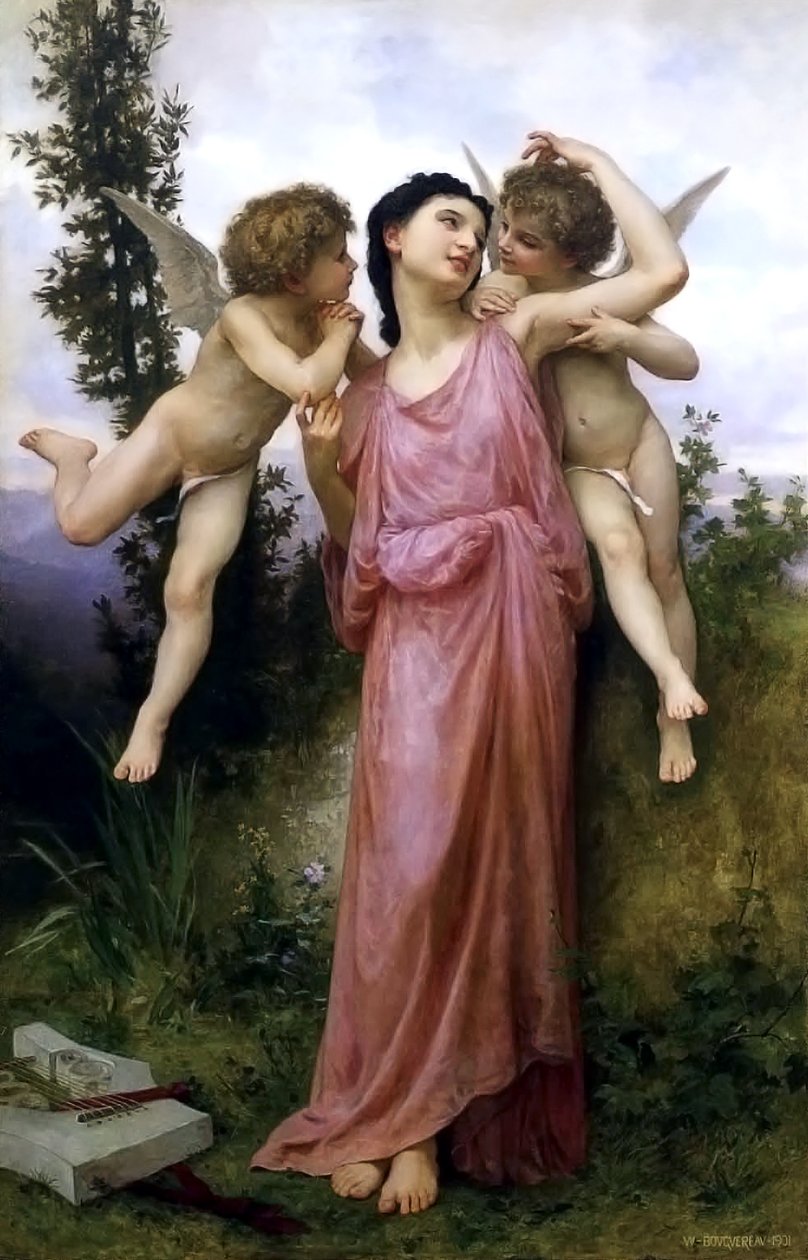 İhale Kelimeler by William Adolphe Bouguereau