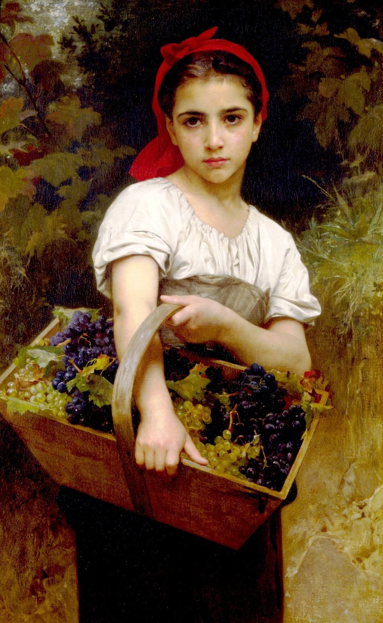 Üzüm Seçici by William Adolphe Bouguereau