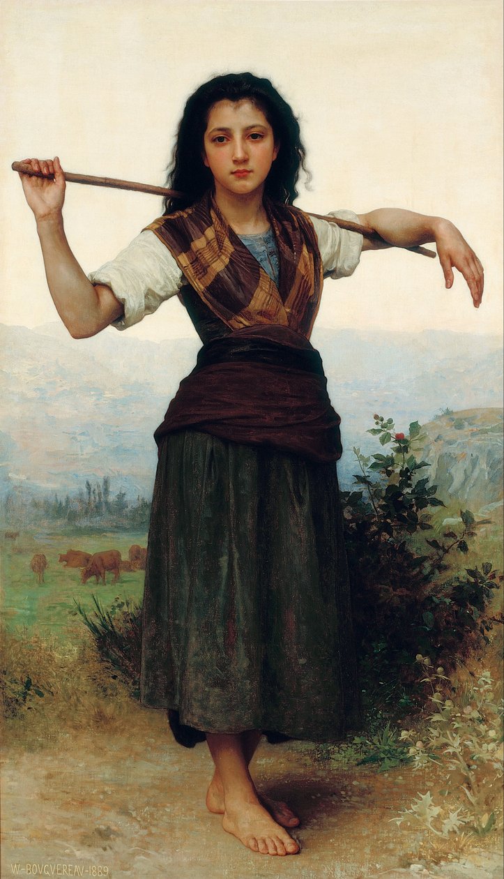 Küçük Çoban by William Adolphe Bouguereau