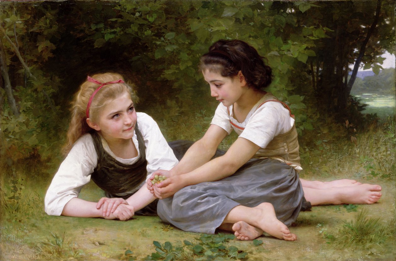 Fındık Toplayıcılar, 1882 by William Adolphe Bouguereau