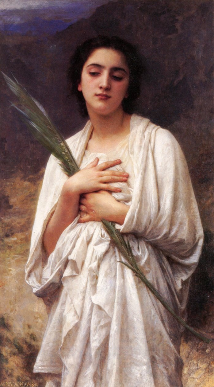 Palmiye Yaprağı by William Adolphe Bouguereau