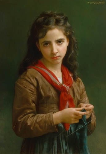 genç kız by William Adolphe Bouguereau