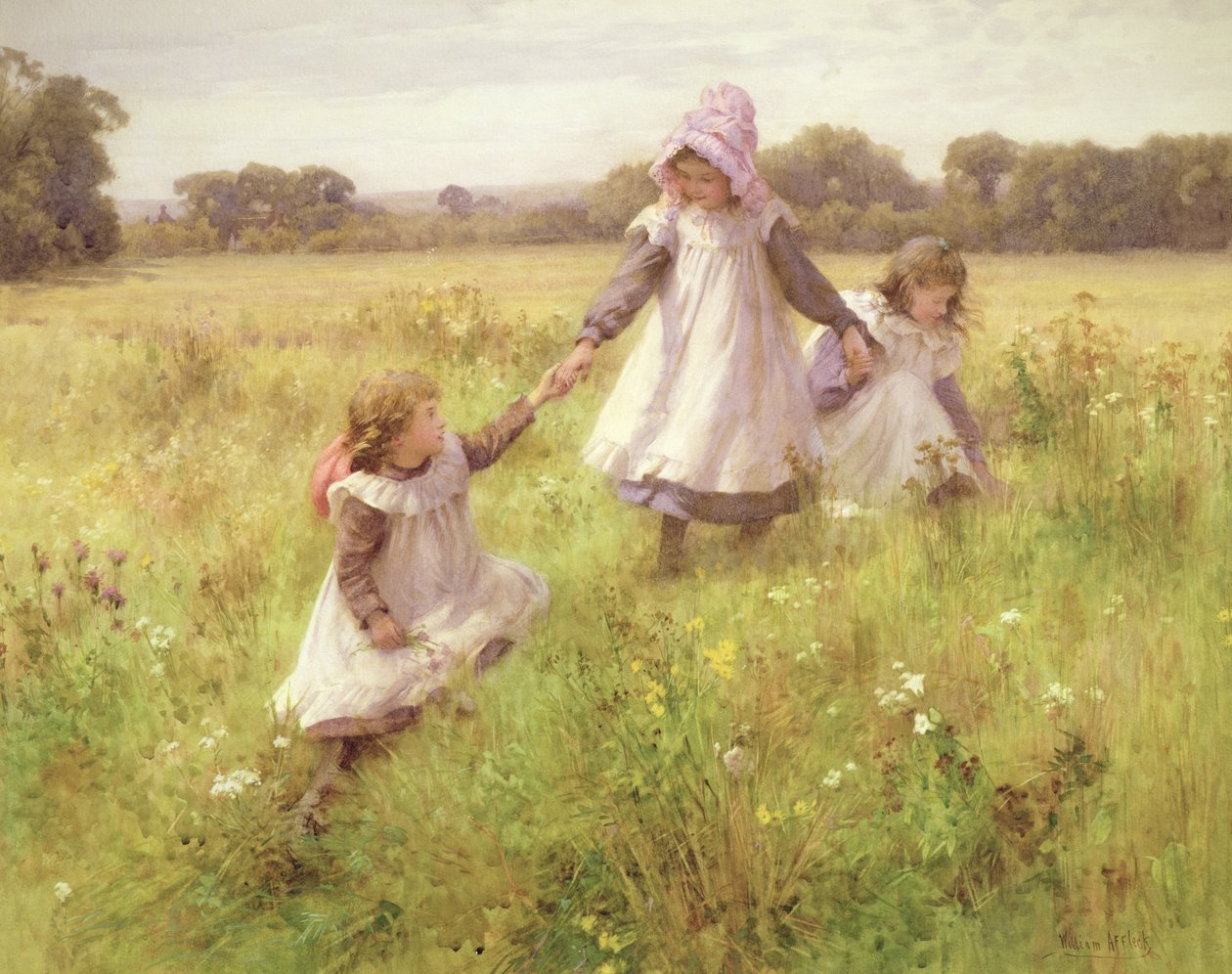 kır çiçekleri toplamak by William Affleck