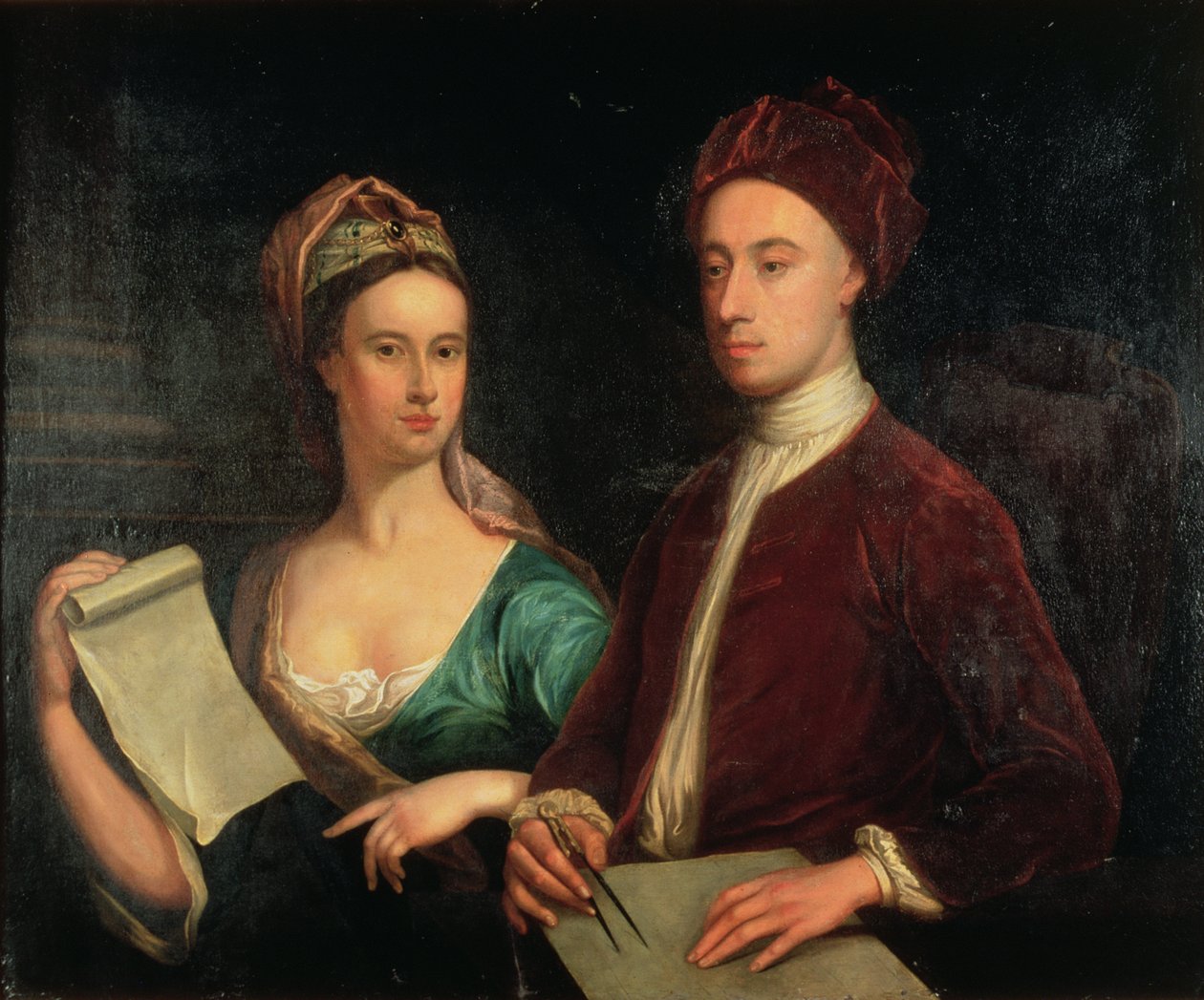 Richard Boyle, 3. Burlington Kontu (1695-1753) ve eşi Leydi Dorothy Savile (1699-1758) 1723