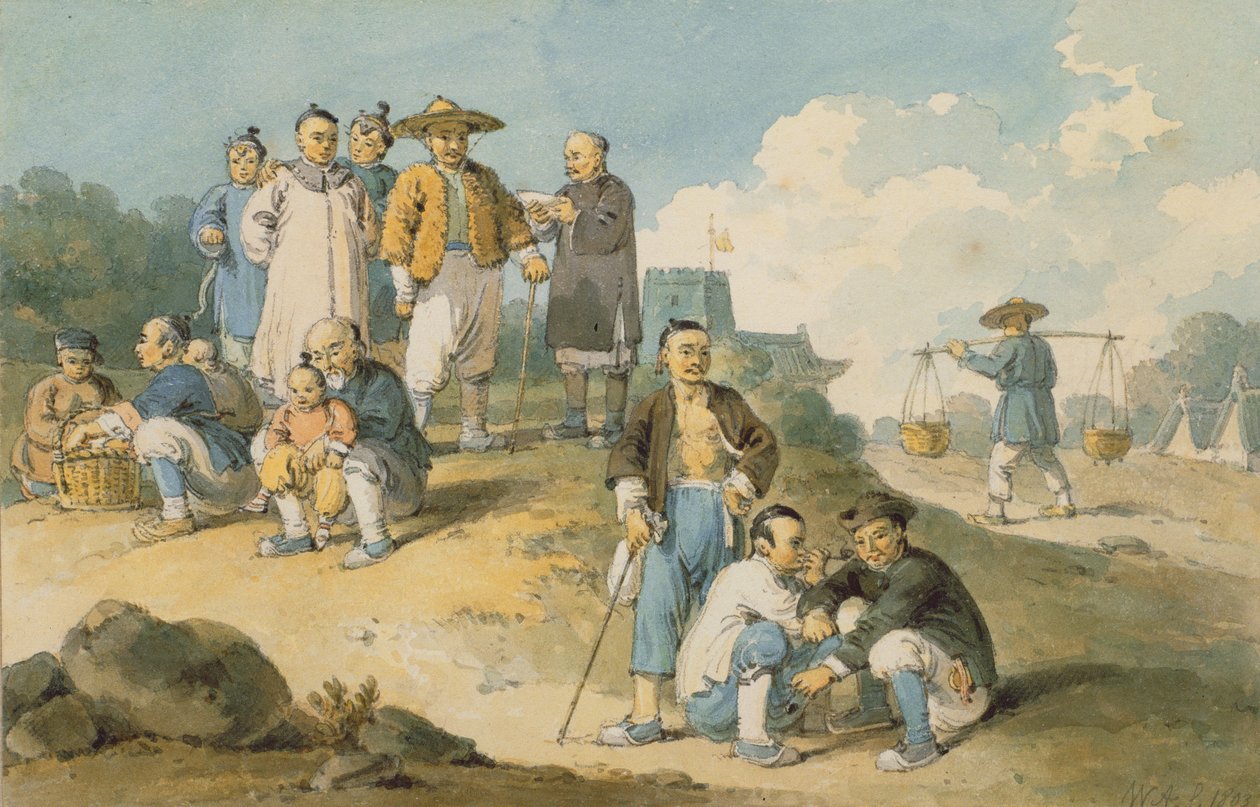 Bir grup Çinli, Earl Macartney