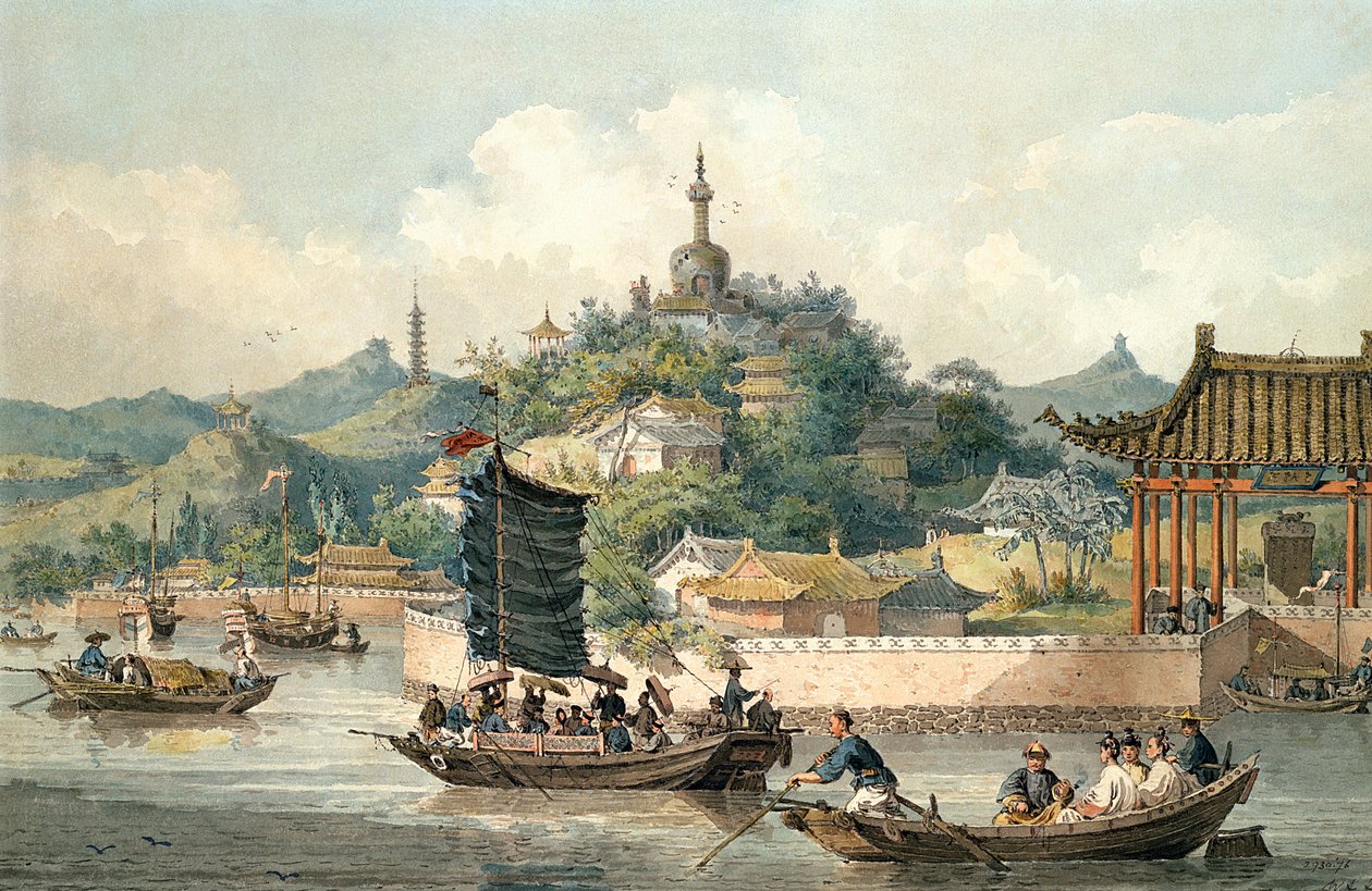 Çin Bahçeleri İmparatoru, İmparatorluk Sarayı, Pekin, 1793 by William Alexander