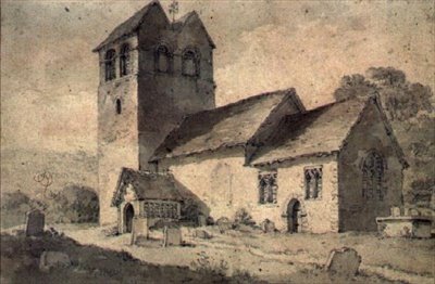 St.Bartholomews Kilisesi, Fingest, Bucks by William Alexander