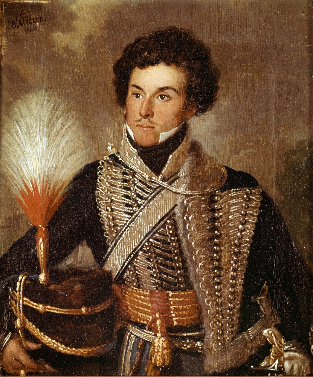 Bir subay, 18. Ejderha Alayı, 1840 by William Allan