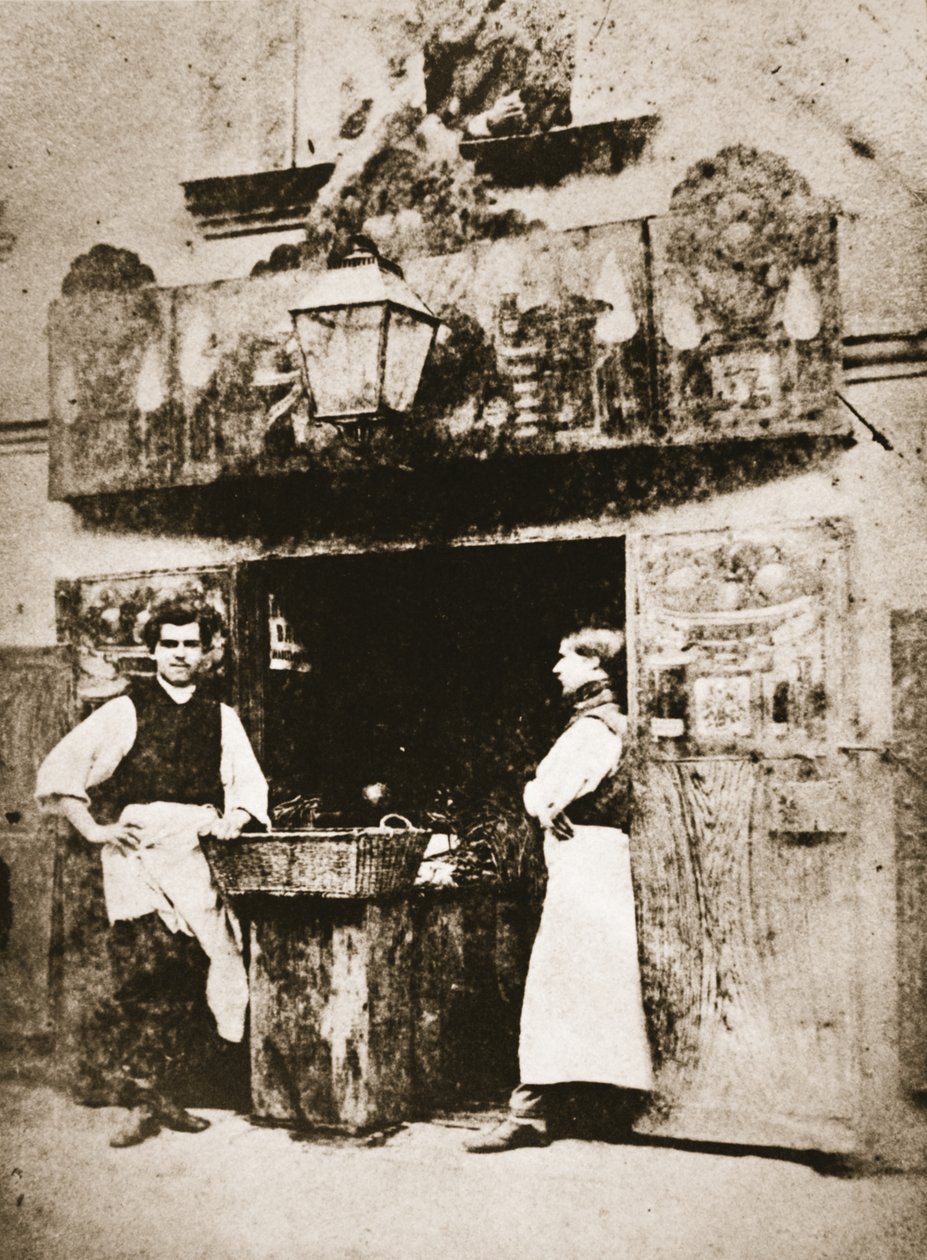 Market, St. Petersburg, 1868 dolayları (sepya fotoğrafı) by William Andreevich Carrick