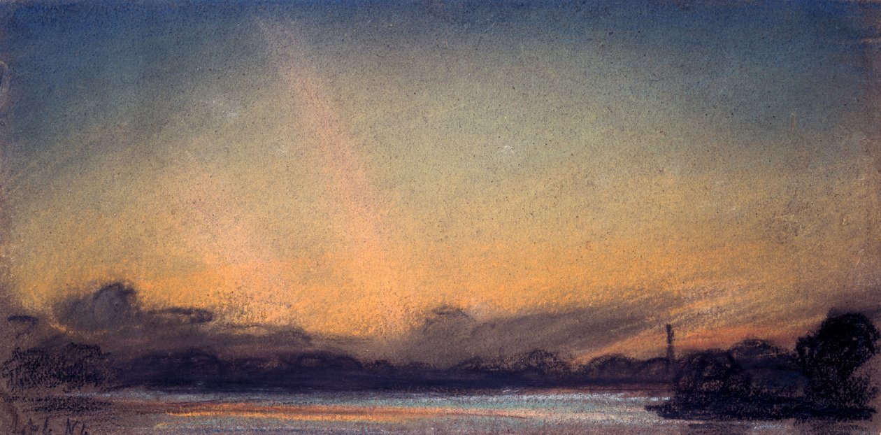 Gün Batımı, 4 Eylül 1885 by William Ascroft