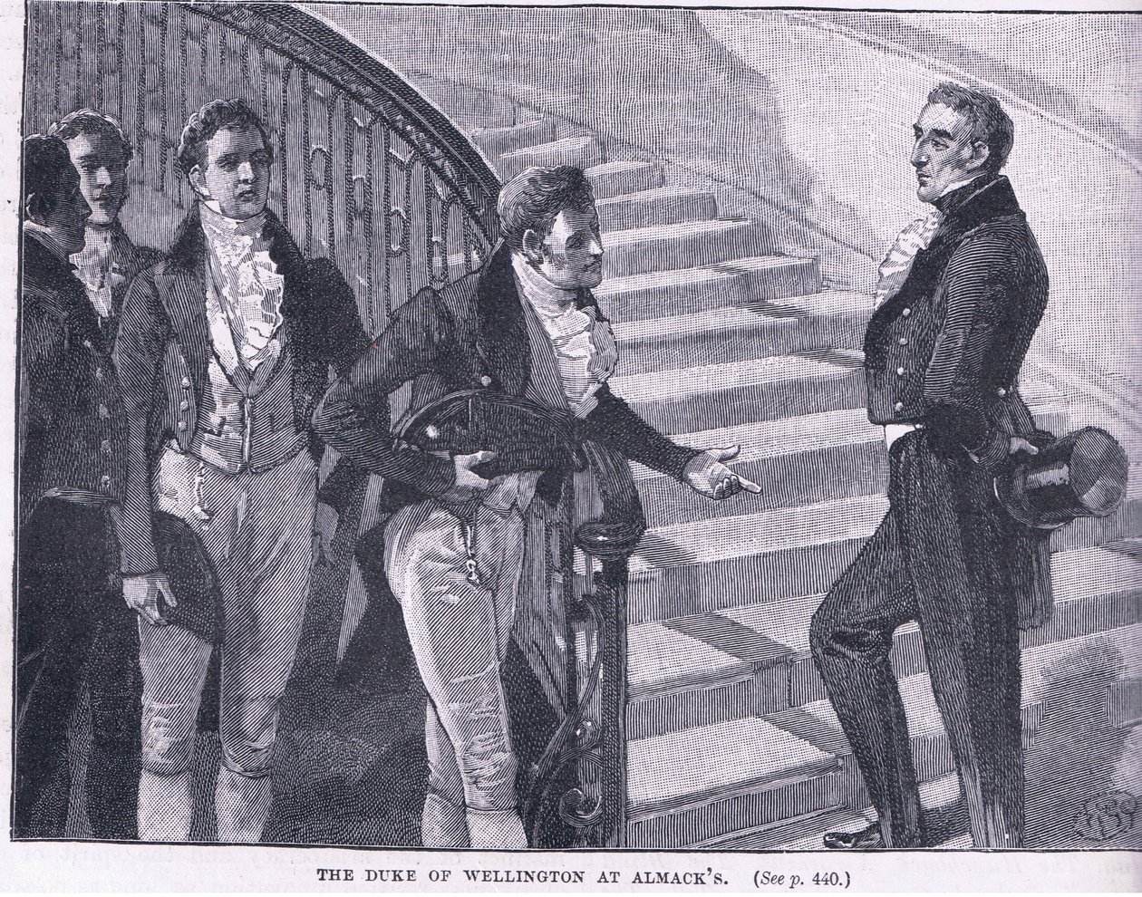 Almacks AD 1830 de wellington Dükü by William Barnes Wollen