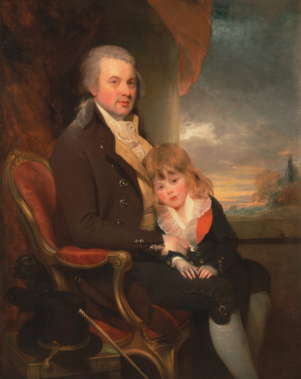 Edward George Lind ve Oğlu, Montague by William Beechey