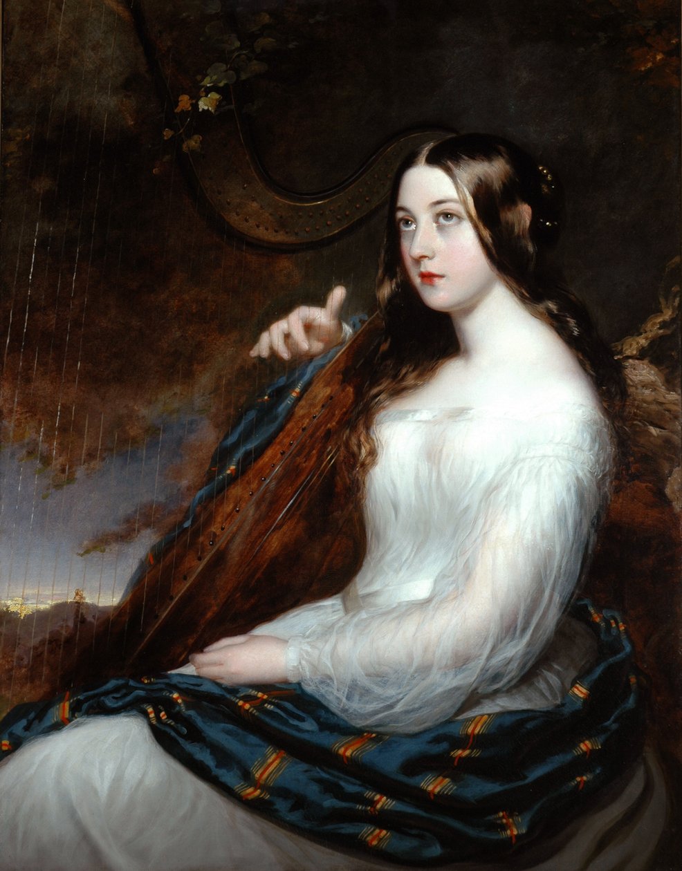 Sarah Curran Arp Çalıyor, 1800 by William Beechey