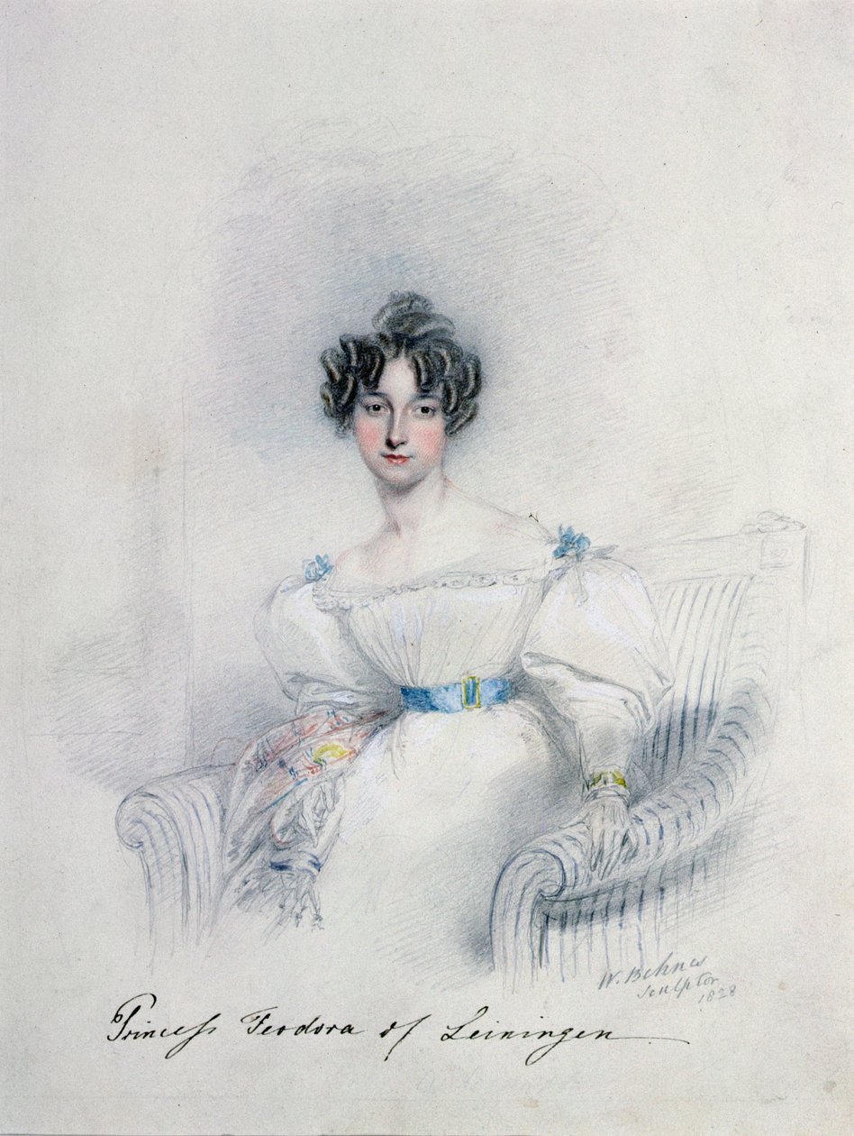 Leiningen Prensesi Anne Feodorowna, 19. yüzyıl by William Behnes
