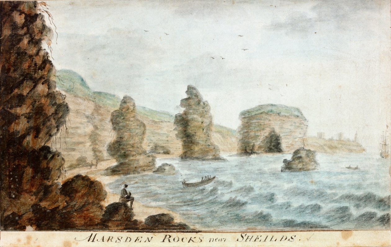 Kalkanlar yakınlarındaki Marsden Kayaları by William Beilby