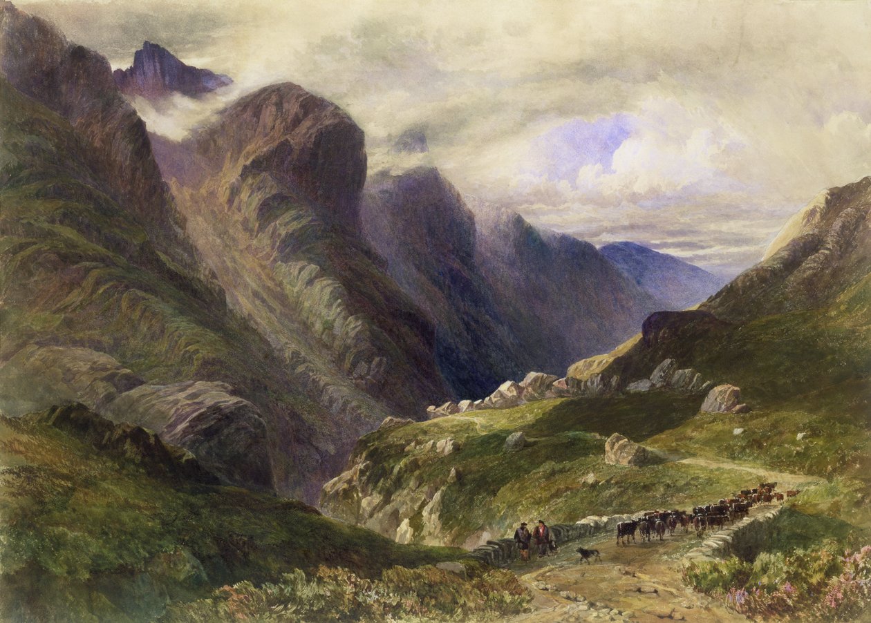 Glencoe Geçidi, 1852 by William James Bennett