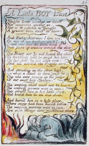 A Little Boy Lost, Songs of Innocence and of Experience