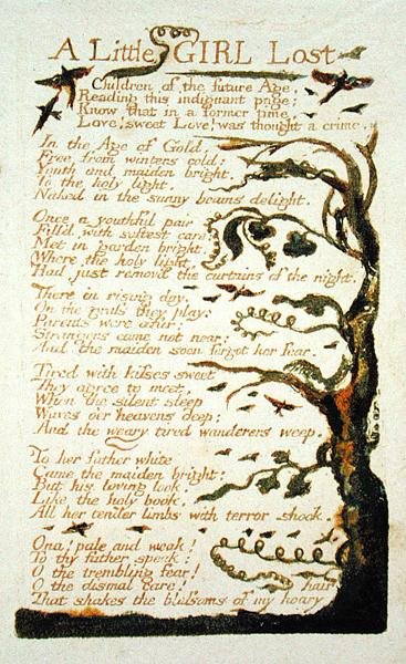 Kayıp Bir Küçük Kız, Songs of Experience, 1789
