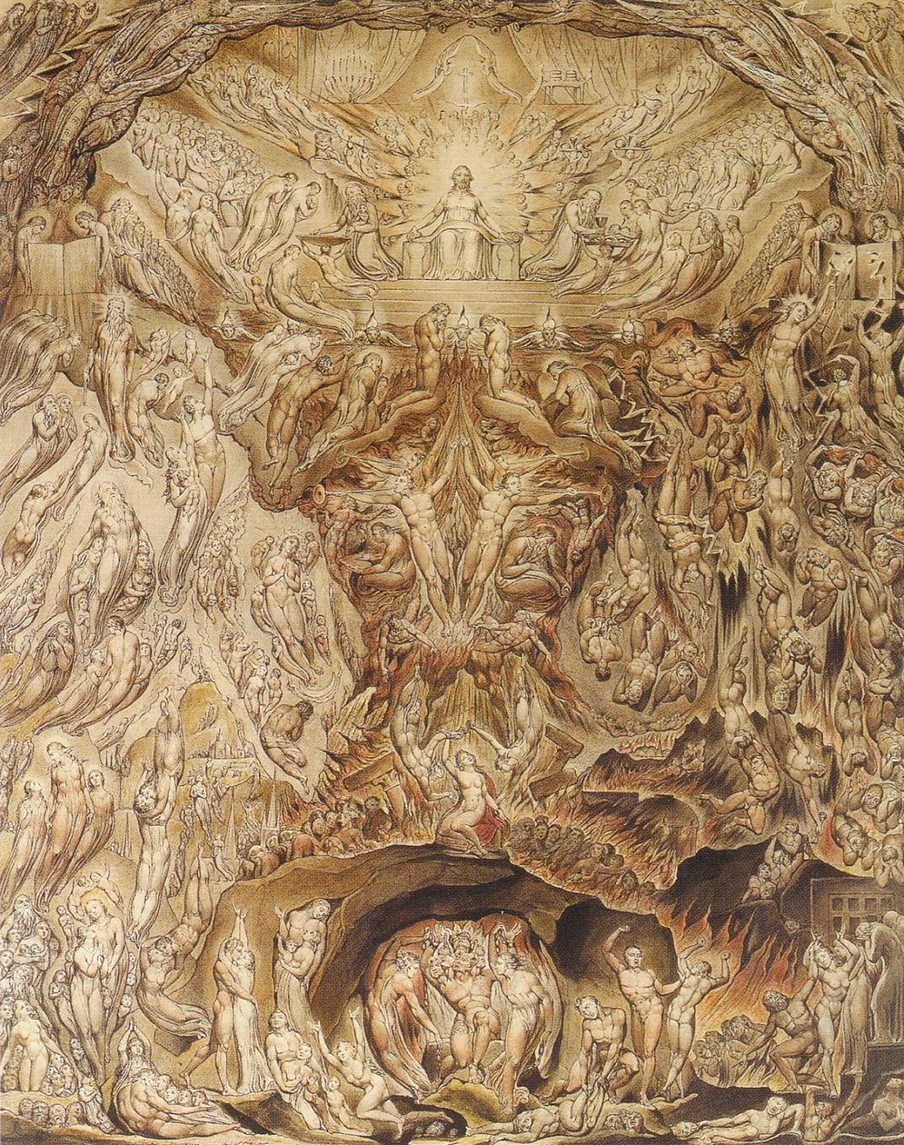 Son Yargının Vizyonu by William Blake