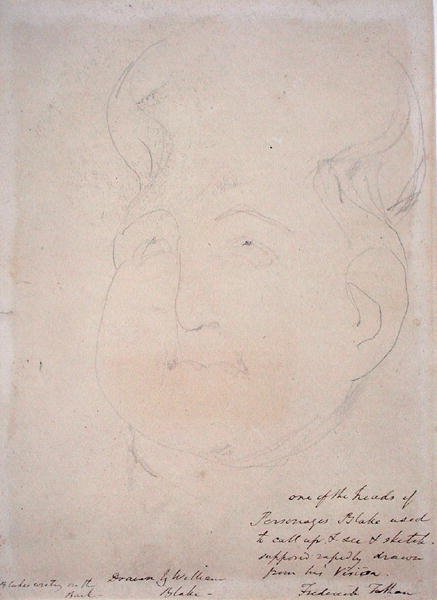 ಎ ವಿಷನರಿ ಹೆಡ್, 1819-20 ಟರ್ಕ್ by William Blake