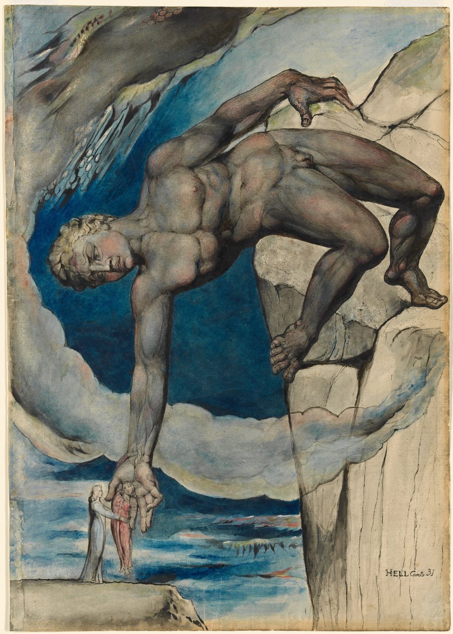 Antaeus, Dante ve Virgil