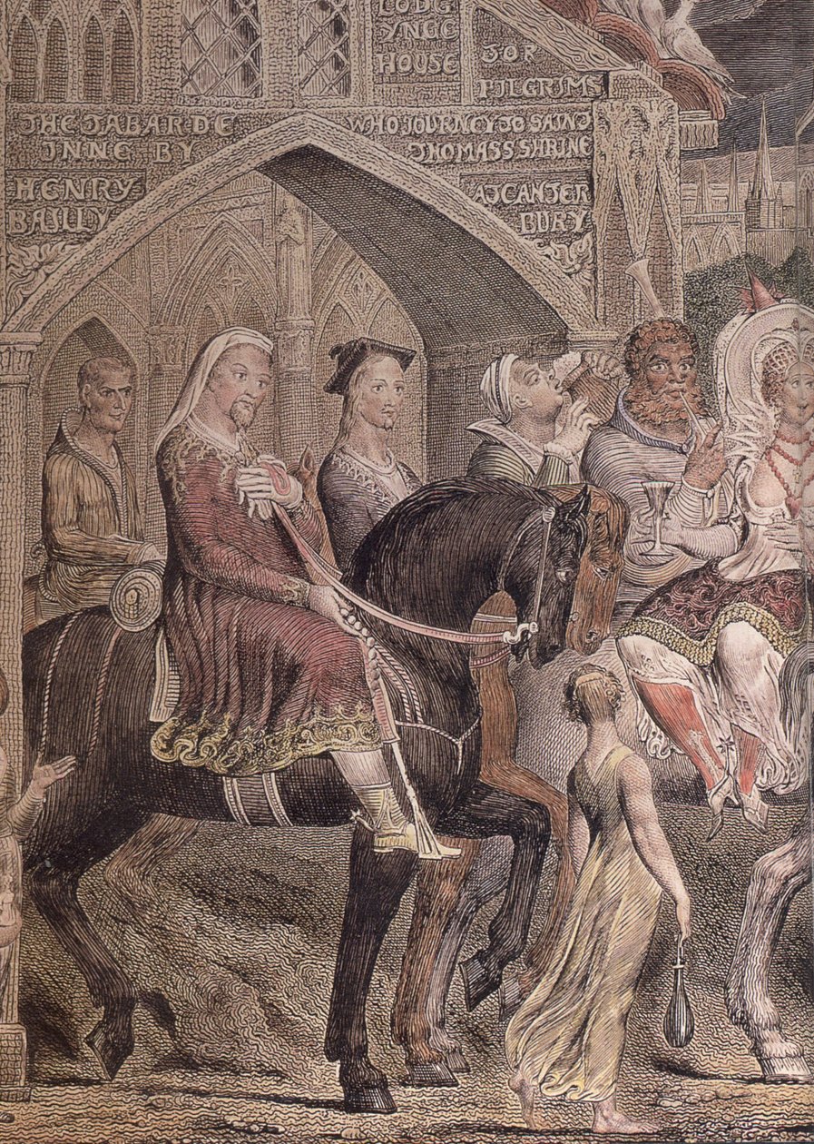 Blake-Cant-hacılar-detay-b Chaucer by William Blake