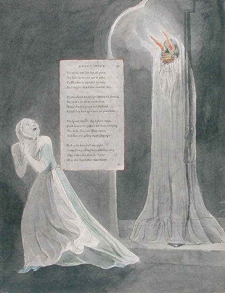 Design 31 for A Long Story in The Poems of Thomas Gray, 1797-98